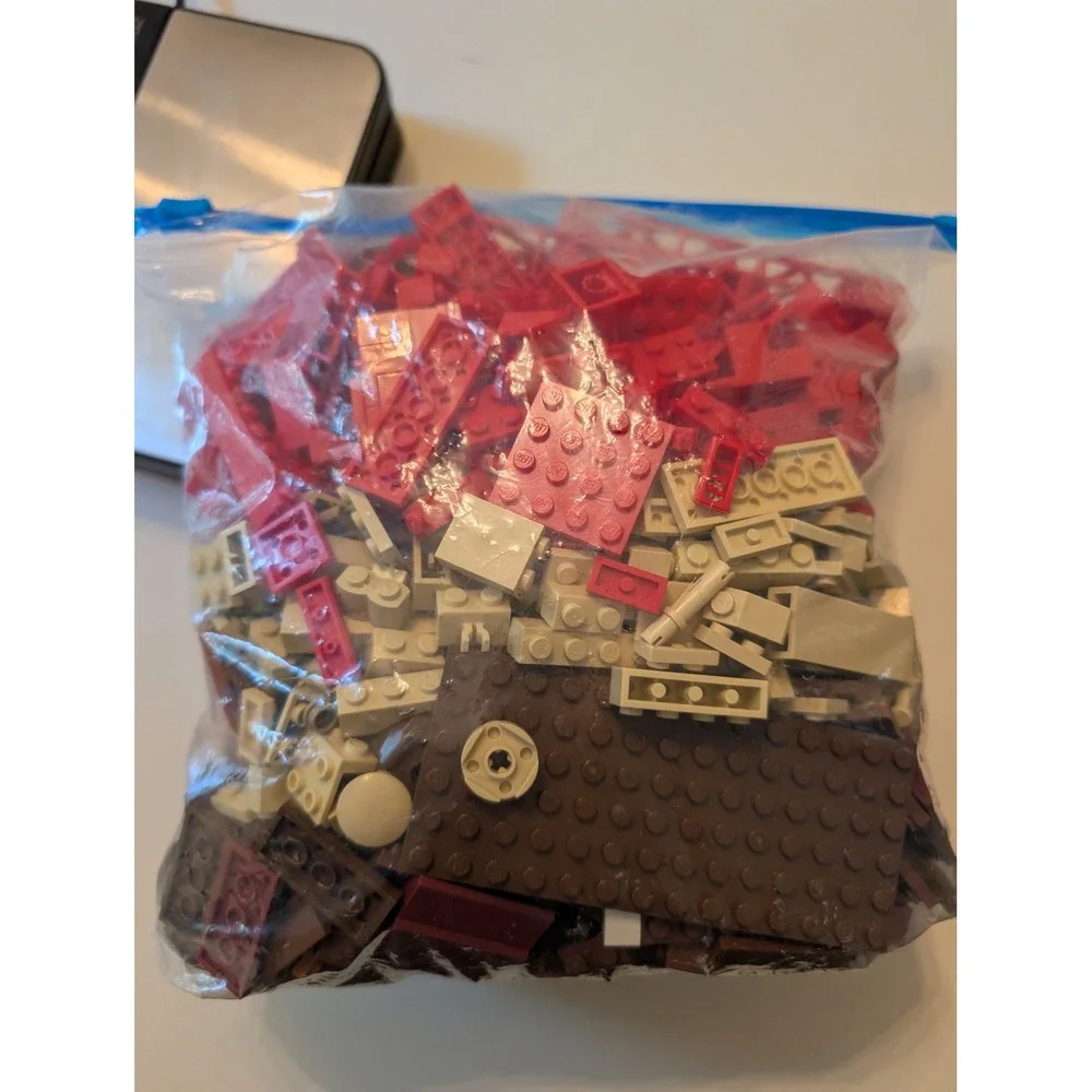 LEGO Bulk Bricks Over 3lb Multi Color Mixed Pieces Plates Windows Lot